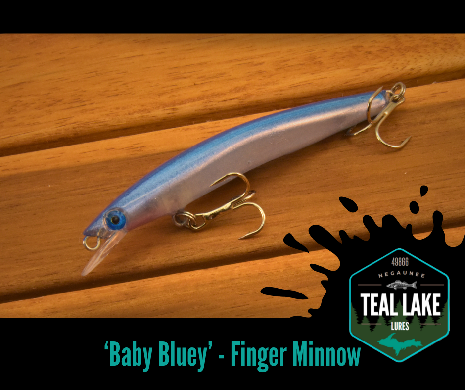 Baby Bluey Finger Minnow