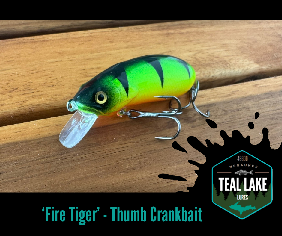 Fire Tiger Thumb Crankbait