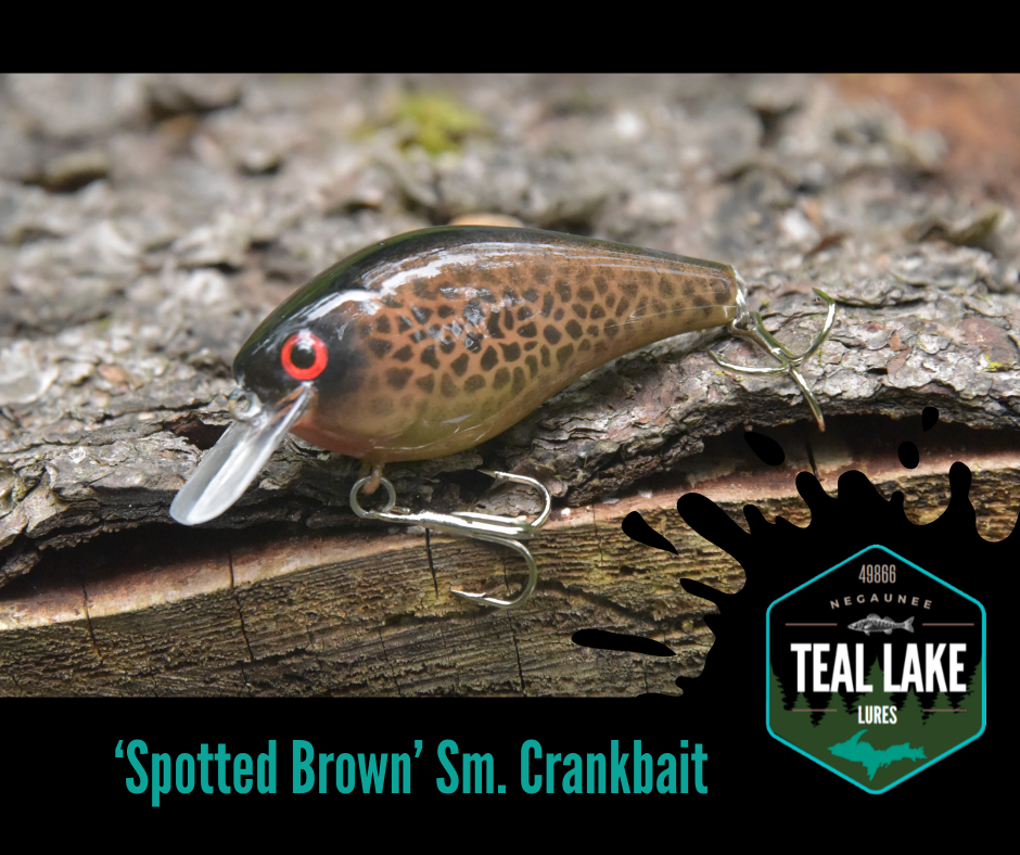 Spotted Brown Small Crankbait