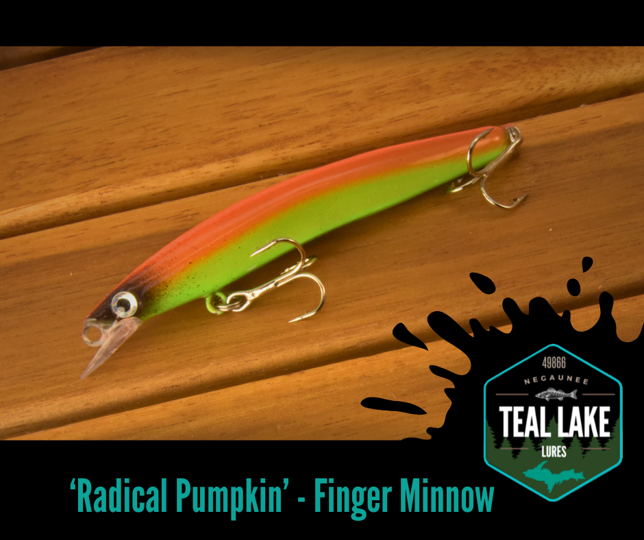 Radical Pumpkin Finger Minnow